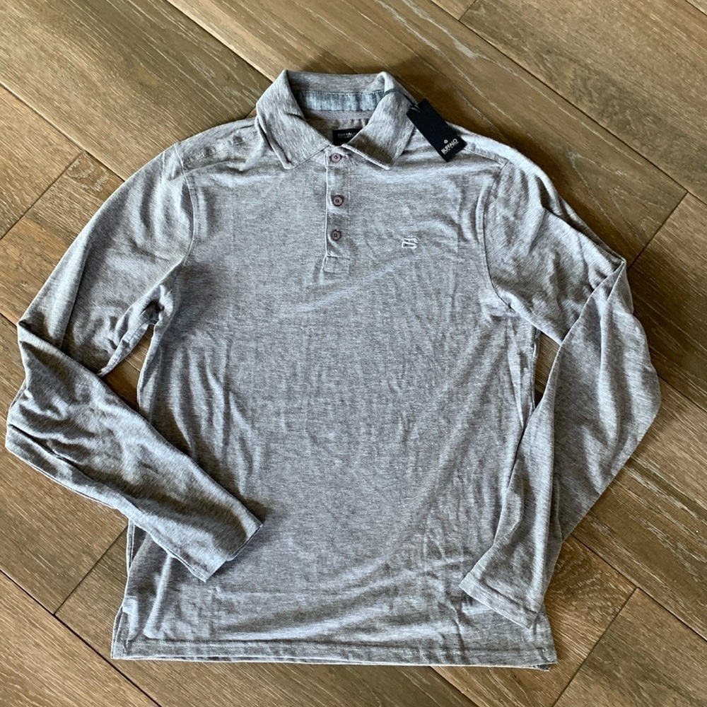 NWT Buffalo David Bitton Lawson long sleeve polo shirt men’s medium